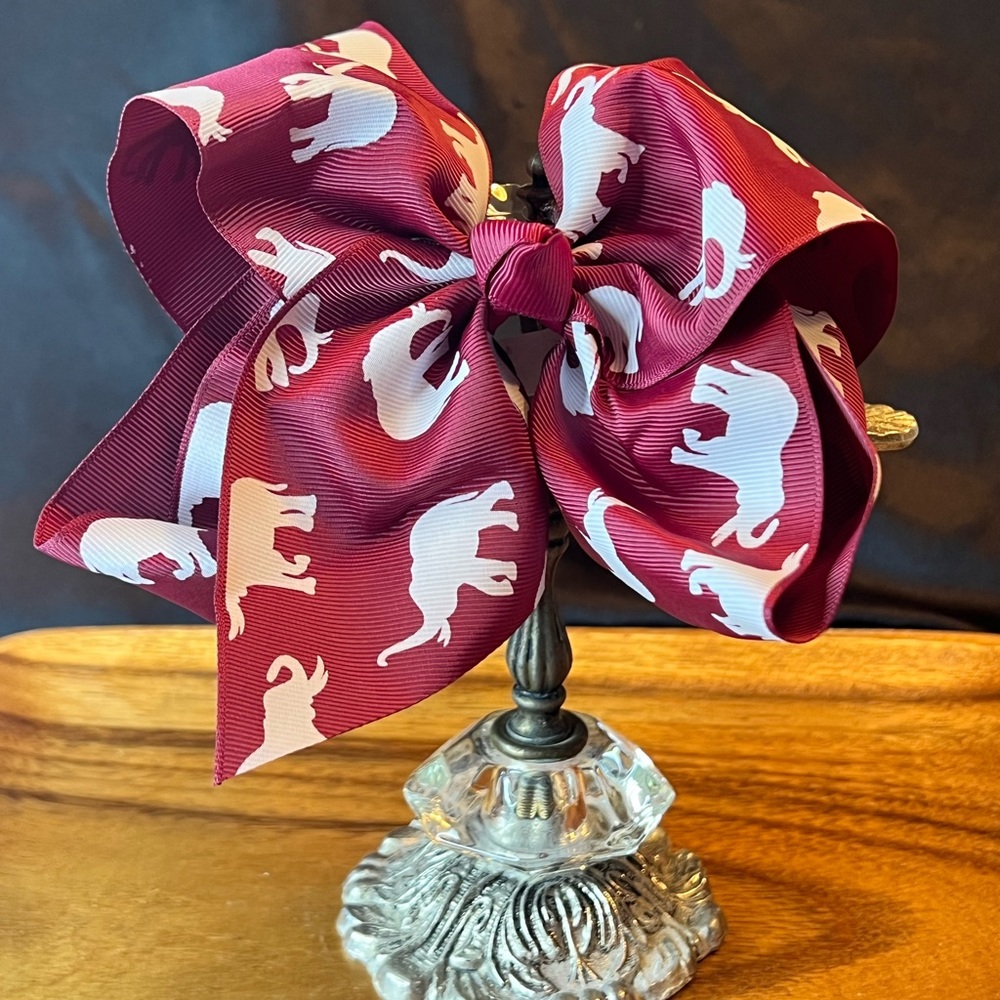 Alabama “Bama” 6 inch Hairbow